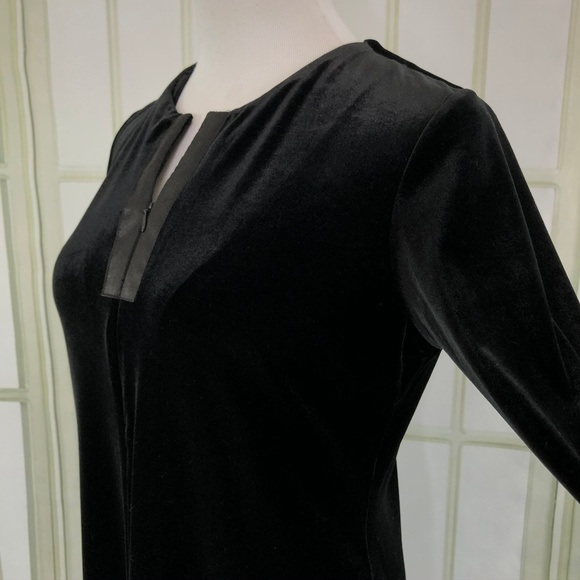 NWT Oscar de la Renta Velvet Midi Shift Dress - Picture 4 of 8